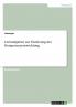 Lernaufgaben zur Förderung der Kompetenzentwicklung