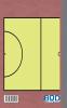 Netball/Korbball  2 in 1 Taktikboard und Trainingsbuch