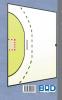 3D Handball  2 in 1 Taktikboard und Trainingsbuch