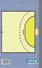 Handball  2 in 1 Taktikboard und Trainingsbuch