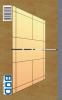 3D Badminton 2 in 1 Taktikboard und Trainingsbuch