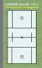 Lacrosse (Herren) 2 in 1 Taktikboard und Trainingsbuch