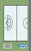 Lacrosse (Damen) 2 in 1 Taktikboard und Trainingsbuch