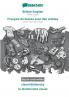 British English - Français de Suisse avec des articles visual dictionary BW