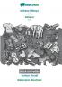 BABADADA black-and-white bahasa Melayu - italiano kamus visual - dizionario illustrato