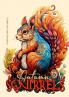 Autumn Squirrels Coloring Book for Adults