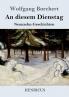 An diesem Dienstag