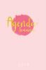 Agenda Semainier 2019: Agenda calendrier 2019 pour les fans de lettrage créatif Couverture rigide relié Janvier à Décembre 2019 motif rose ... format 15x21 cm (1 Semaine Sur 2 Pages)