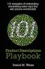 101 Product Descriptions Playbook