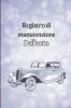 Libro di bordo di manutenzione dell'auto