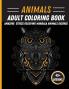 Animals Mandala Coloring Book: Unique Animal Mandala Designs Stress Relieving Coloring Book Featuring Lions Horses Rabbit Owls