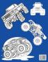 Monster Truck Coloring Book for Kids: Amazing Designs to Colour In for Boys and Girls