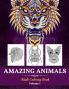 Amazing Animals Adult Coloring Book