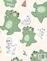 Cute Dinosaur Coloring Book for Kids: Huge Collection of Friendly and Adorable Dinosaurs for Boys Girls Kindergarten Toddlers Preschoolers