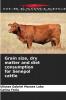 Grain size dry matter and diet consumption for Senepol cattle