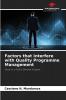 Factors that Interfere with Quality Programme Management