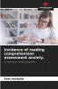 Incidence of reading comprehension assessment anxiety.