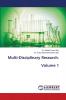 Multi-Disciplinary Research. Volume 1