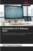Evaluation of a literary text: