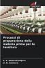 Processi di preparazione della materia prima per la tessitura