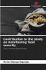 Contribution to the study on maintaining food security