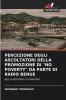 PERCEZIONE DEGLI ASCOLTATORI DELLA PROMOZIONE DI NO POVERTY DA PARTE DI RADIO BENUE