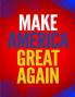 Make America Great Again: 100 Pages 8.5 X 11 Notebook College Ruled Line Paper