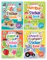 My First Sticker Books - Alphabet Numbers Shapes and Colours Animals and Transport (Set of 4 Books) - Activity Books with 400+ stickers - age 3+