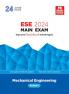 ESE 2024 Mains Examination Mechanical Engineering Conventional Paper I