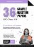 Gurukul 36 Sample Question Papers for ISC Commerce Stream Class 12 Exam 2024 : Solved New Specimen Questions (English I & II Maths Economics Commerce Accounts Physical Edu Comp Sc.)