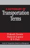 A Dictionary of Transportation Terms