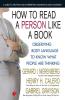 How To Read A Person Like A Book