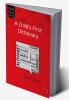 LITTLE RED BOOK A CHILD'S FIRST DICTIONARY