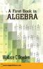 A First Book In Algebra