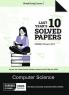 Gurukul by Oswal Computer Science Last Years 10 Solved Papers : CBSE Class 12 for Exam 2025
