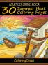 Adult Coloring Book: 30 Summer Heat Coloring Pages: 2 (Colorful Seasons)