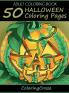 Adult Coloring Book: 50 Halloween Coloring Pages: 1 (Halloween Collection)