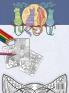 Adult Coloring Book: 40 Purrtastic Cats: 1 (Domestic Animals Coloring Books for Adults)