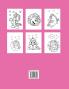 Cute unicorns coloring book for girls ages 4-9