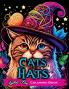 Cats with Hats Coloring Book