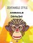 Zentangle Style Animals Coloring book: Zentangle Wild Animal Designs Paisley and Mandala Style Patterns Adult Coloring Book Stress Relieving Mandala ... Zebra Giraffe Deer Kangaroo Wolf and More