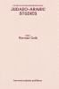 Judaeo Arabic Studies