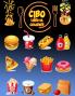 Libro da colorare del cibo: Libro di attività per bambini
