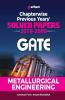 Metallurgical Engineering Solved Papers GATE 2020 (Old edition)