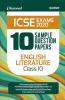10 Sample Question Papers ICSE English Literature Class 10 2019-20