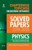 Chapterwise Topicwise Solved Papers Physics for Engineering Entrances 2020