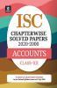 ISC Chapterwise Solved Papers Accounts Class 12 for 2021 Exam
