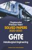 Metallurgical Engineering Solved Papers GATE 2021