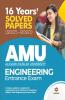 16 Years Solved Papers for AMU Engineering Entrance Exam 2021 (Old Edition)