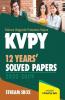 KVPY 12 Years Solved Papers 2020-2009 Stream SB/SX